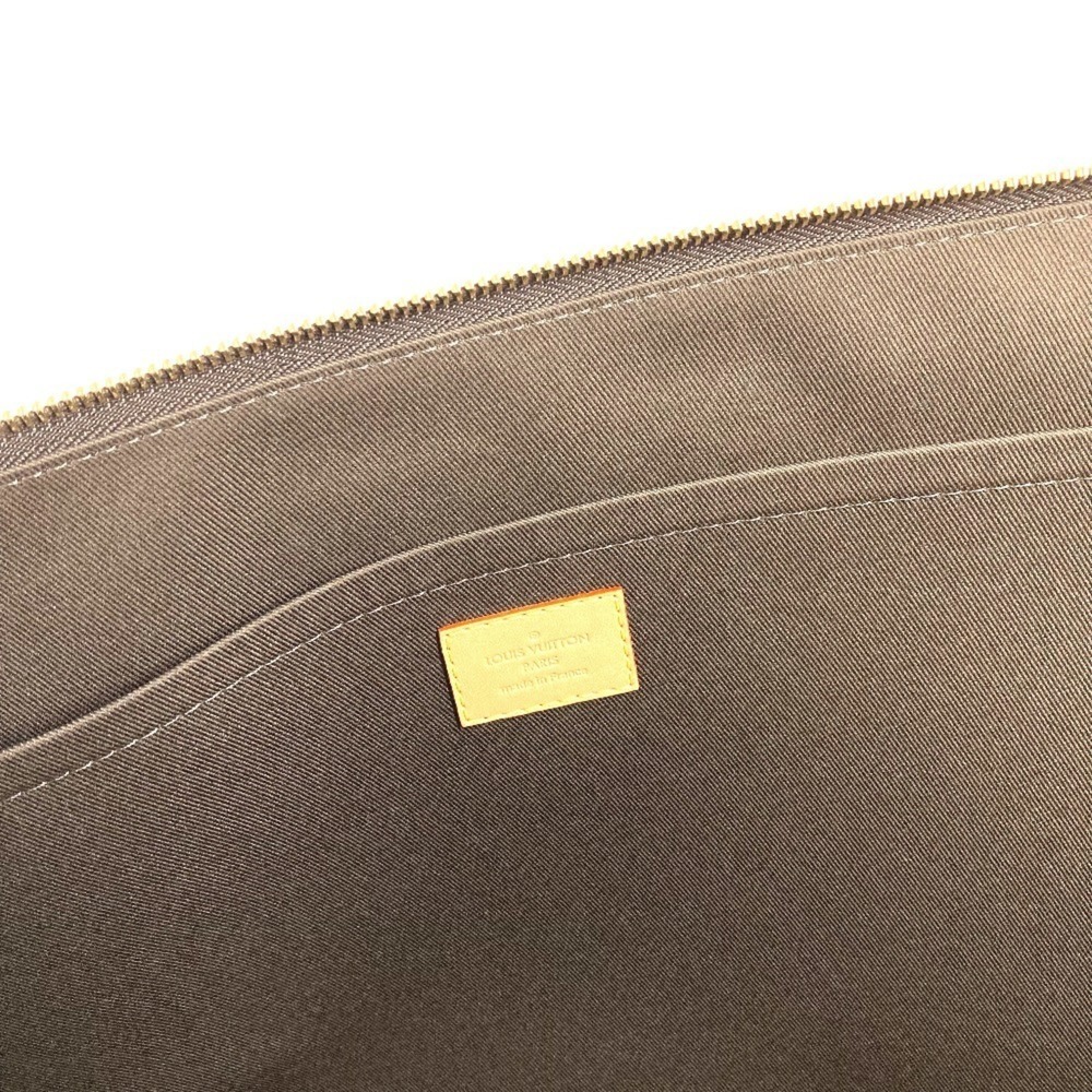 LOUIS VUITTON Authentic Brown Monogram Canvas Pochette Pouch - Picture 12 of 14